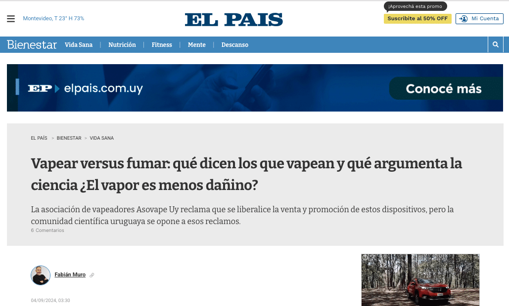 Vapear versus fumar: qué dicen los que vapean y qué argumenta la ciencia ¿El vapor es menos dañino?